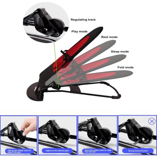 Dog Rocking Chair, Portable Cat Rocking Chair, Pet Dog Bed Cat Sofa, Foldable Rocking Chair Small Pet Rocker for Pets up to 30 lbs (Black)