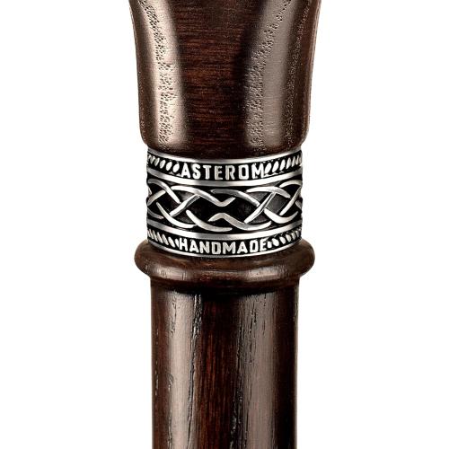 Asterom Handcrafted Walking Cane - Ergonomic, Derby, Wooden Canes for Men, Fashionable Walking Sticks for Seniors