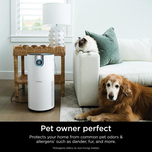 Shark Air Purifier for Home Large Room, Clean Sense Technology, HEPA Air Filter, 1000 Sq Ft, Removes 99.98% of Dust & Allergens, HP201