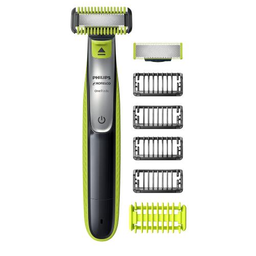 Philips Norelco OneBlade Face   Body Hybrid Electric Trimmer and Shaver, QP2630/70