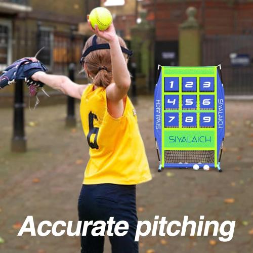 Ultimate Portable Pitching Target Net​ for Baseball, Softball & Football | Pro-Tested Practice System with Numbered Strike Zone | Includes Carry Bag & Enables Quick Assembly