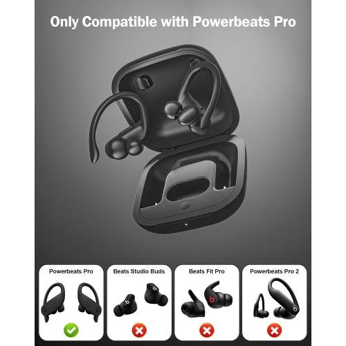 Charging Case Replacement for Powerbeats Pro: Beats Earbuds Charger Case with Bluetooth Pairing Sync Button, 700mAh Battery, Earbuds Not Included