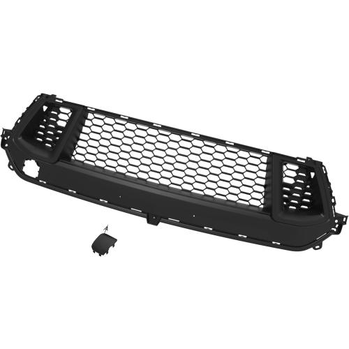 KEWISAUTO Front Bumper Upper Grille for Ford Mustang GT/EcoBoost 2025 2024, Center Insert Grill Cover Upper Grille Trim Panel for Ford Mustang GT Premium/EcoBoost Premium 2025 2024 Accessories