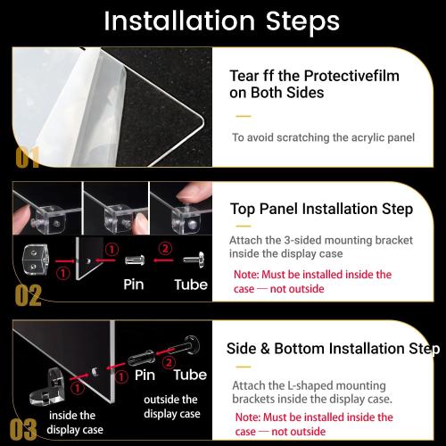 3mm Acrylic Display Case for Lego 21341 Disney Sanderson Sisters Cottage with 0.8-Inch Elevated Base - Dust Proof Acrylic Box Snap Assembly