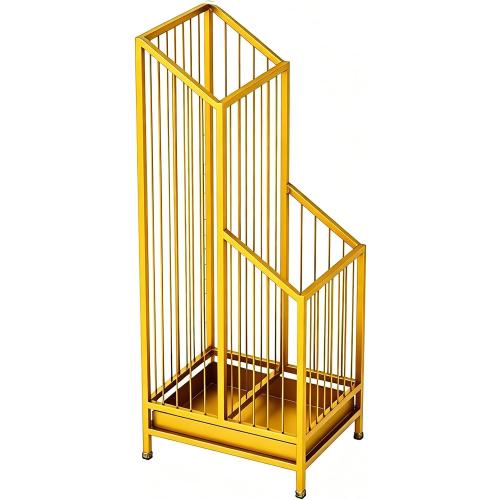 Elegant Metal Umbrella Storage Stand Rack Waterproof Entryway with Decorative, Durable Home & Hotel Entryway, Modern Home Decor, Office Entrance Stylish (Yellow)