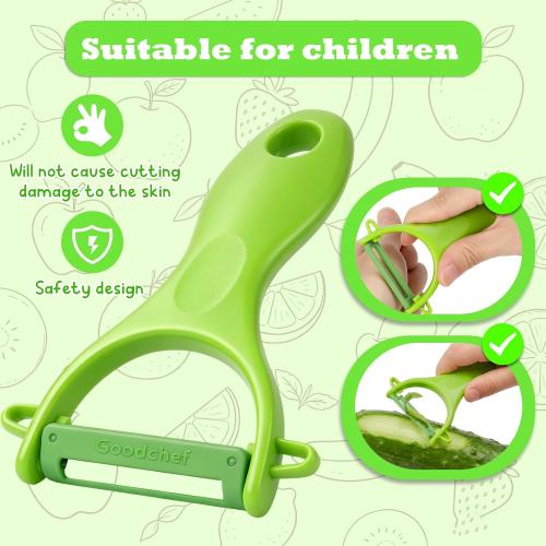 Goodche 16 Pieces Toddler Knife Set- Kids Cooking Sets Real