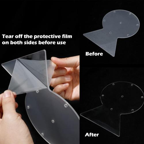 2 Pack Acrylic Disney Ear Holder, Headband Organizer Display Stand, Jewelry Display Riser, Hair Claw Clips Holder for Girl Women Gifts