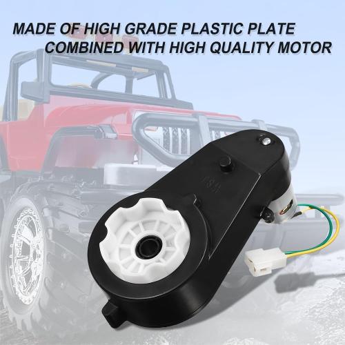 2Pcs 24V Replacement Parts for Kids Ride On Toy Car,24V 40000RPM Gear Box for Kids Electric Ride On Toy Car,24V RS555 40000RPM Ride On Toy Car Conversion High Speed Drive Engine Motor Gearbox