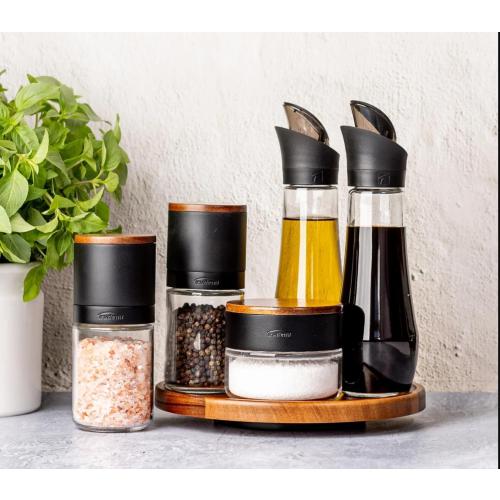 Lazy Susan Seasoning Station, 6-Piece Set