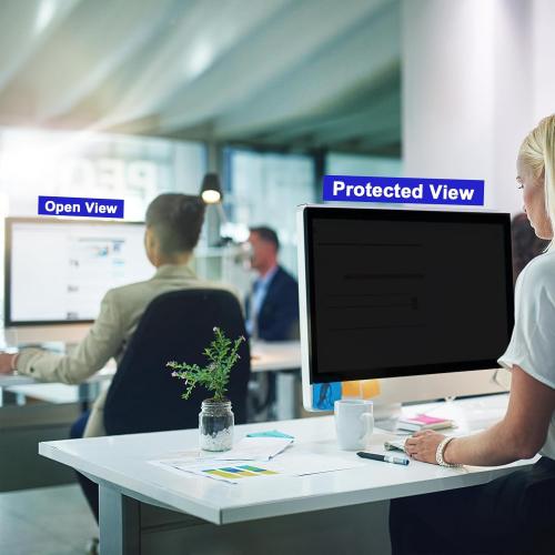 Hanging Computer Privacy Screen Protector for 23, 23.6, 23.8, 24 Inches for 16:9 Widescreen Monitor, Blue Light Blocking Screen Protector Computer Privacy Screen Filter Panel for Desktop Computer
