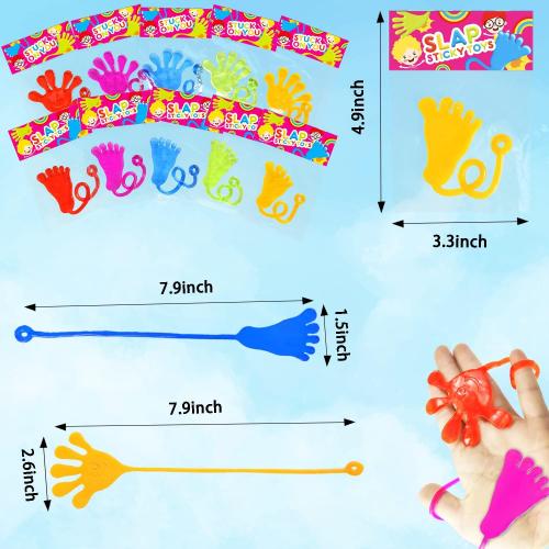 Easter Eggs Fillers for Toddlers,Large Sticky Hands Party Favors Supplies for Kids (20 PCS),Birthday Pinata Easter Basket Goodie Bag Stuffers,School Student Non Candy Treats Prize Toy for Boys Girls