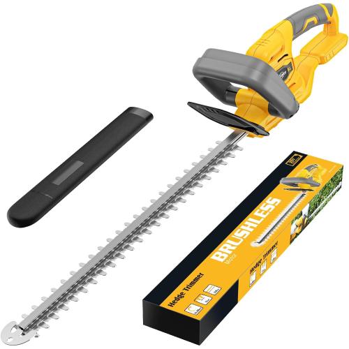 Hedge Trimmer Compatible for Dewalt 20V 60V Battery，Cordless Electric Hedge Trimmer with 1600RPM Brushless Motor, 22'' Dual-Action Blade with 3/5'' Cutting Capacity (NO Battery) ‼️unused‼️