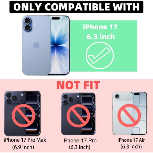 ZONRW for iPhone 17 Case Magnetic,Cute Wave Shape, Green | Soft Frame Curly for Women Girls with Love Heart Luxury Plating Phone Case Compatible with MagSafe Shockproof Back Cover