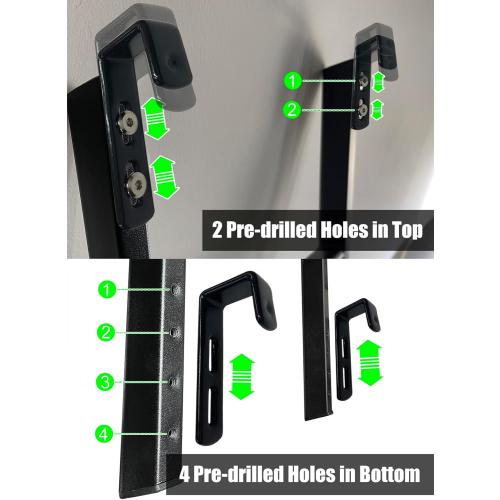 RV Bunk Bed LadderHeavy Duty Travel Trailer Bed Ladders with 4 Hook and Foot Caps, Metal Twin Bed Step Ladder for Home Dorm Appartments, Load 330 LBS (