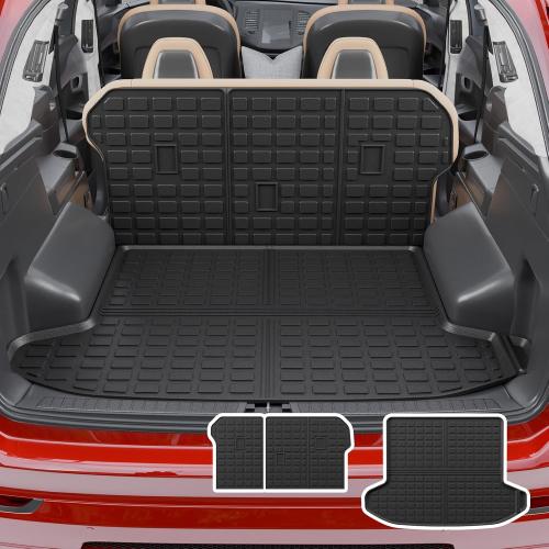 Cargo Mat Compatible with 2023 2024 2025 2026 KIA Sportage Cargo Liner Trunk Liner TPE Back Seat Cover Protector 2025 Sportage Accessories Non-Plug-in Hybrid (Trunk Mat Backrest Mats)