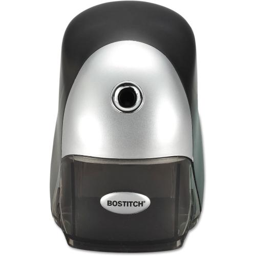 Bostitch Office QuietSharp Executive Heavy Duty Electric Pencil Sharpener for 65% Faster Sharpening and 6X Longer Cutter Life - Colored Pencil Compatible, Black