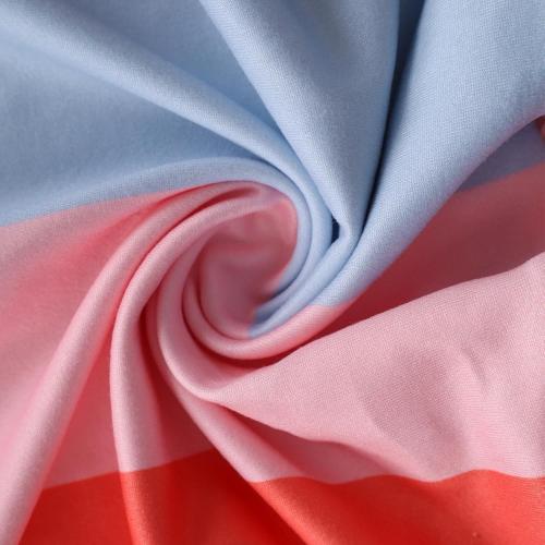 Size XL Color multi Womens Summer Multicolor V Neck Short Sleeves Casual Babydoll Knee-Length Dress Color Block Stripes Tiered Swing Mini Dresses
