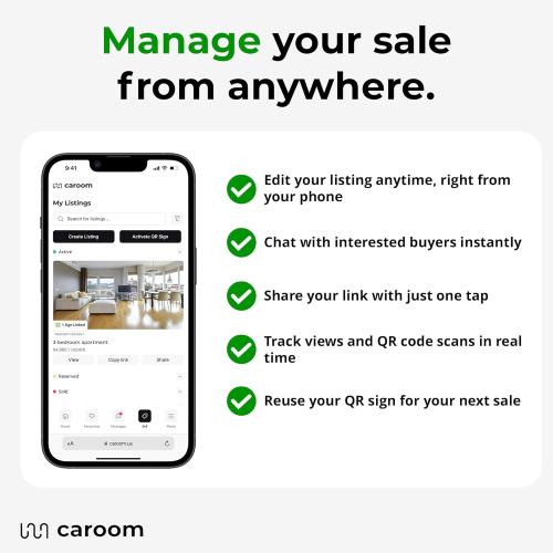 19×14 For Sale by Owner Sign (3-Pack) - Weatherproof, Double-Sided | Corrugated Plastic | Stakes & QR App Included