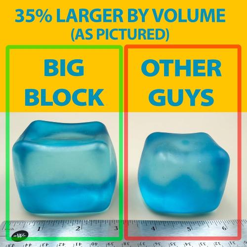 Original Big Block Premium Stress Cube, Squishy Fidget Toy, Kids & Adults