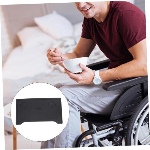 Detachable Wheelchair Tray Table with Cup Holder Portable Accessory for Adults Ideal for Eating Reading and Everyday Use Compatible with Most Wheelchairs
