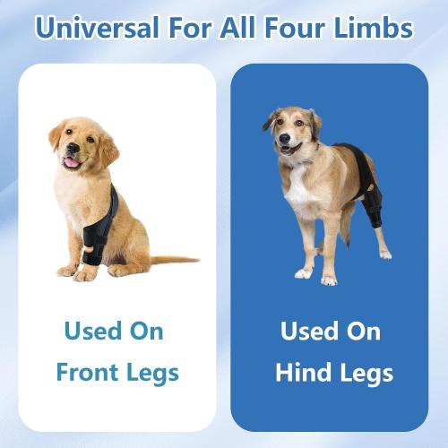 Dog Knee Brace for Torn Acl Hind Leg - Adjustable Stabilizing Support for Ccl Injury, Luxating Patella, Hind Leg Pain & Arthritis - Rear Leg Limp Support
