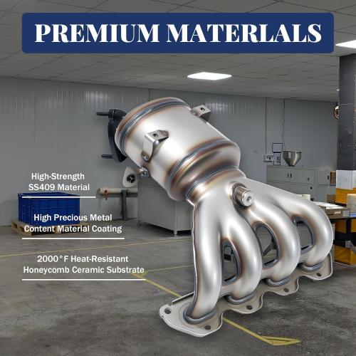 Catalytic Converter Fit for Toyota Tundra 2007-2019 V8 5.7L 4.6L Right&Left (For Extended Cab 2010-2019 145.7 Wheel Base Only) interchanges with 17450-0S110 and 17450-0S140,56250,643119