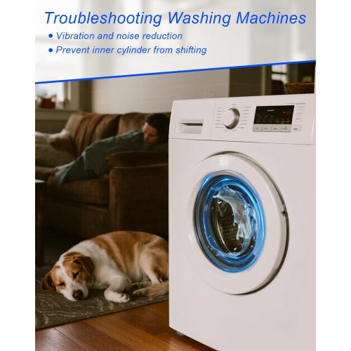 Washer Suspension Rod Kit Compatible with Fisher & Paykel AquaSmart Washing Machine WL26CW1 WL42T26DW1 WL37T26DW1 WL37T26KW2 WL42T26KW Replace 424569P 421841P 1880882, 4Pcs