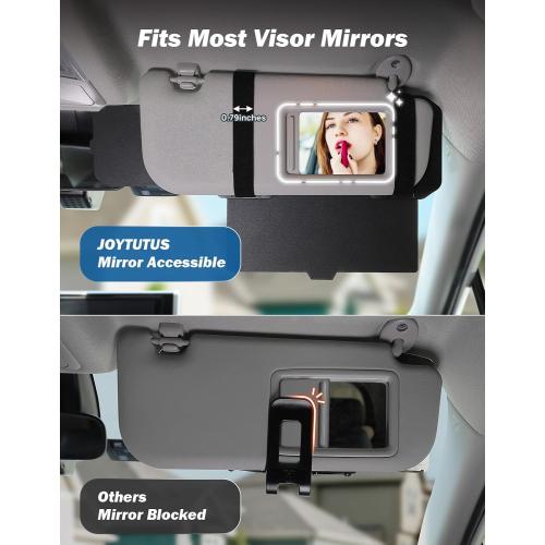 JOYTUTUS Car Sun Visor Extender, Adjustable Sun Visor Extension for Cars, Protects from Anti-Glare, UV Rays Sun Blocker Car Sun Visor Attachment