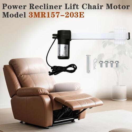 Power Recliner Emomo Model 3MTR 3MR157-203E Linear Actuator Motor Replacement for Lift Chairs