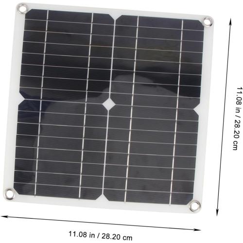 1set Solar Charging Panel Controller Flexible Monocrystalline Outdoor Charger for Camping Hiking and Travel Energy-Saving for All Devices
