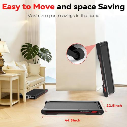 Sperax Walking Treadmill Pad with APP, 3 in 1 Under Desk Treadmill, 400W Low Noise Walking Vibration Pad with Remote Control,Portable Treadmills for Home Office