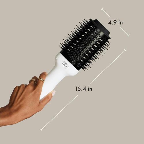 BONDIBOOST Blowout Brush Pro Hair Dryer [75MM], Oval Shape Styler Volumizer for Smooth/Frizz Free Results Great All Types 3X Heat/Speed Options 360° Airflow Vents, (WDD05) ‼️needs to be cleaned‼️