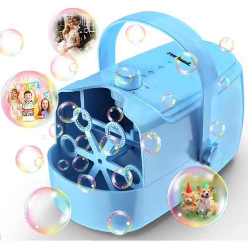 Bubble Machine Automatic Bubble Blower: Durable Bubble Maker 18000  Big Bubbles Per Minute for Indoor Outdoor Wedding Birthday Party - Portable Bubble Machine for Kids Toddlers