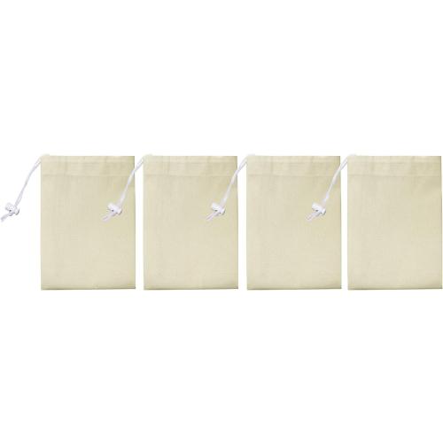 Urban Villa Laundry Bags 4-Pack 28”x36 Extra-Large Cotton Canvas Heavy Duty Washable Durable Travel Laundry Sacks with Drawstring Closure Reusable Hamper Liners for Dirty Clothes Delicates & Lingerie