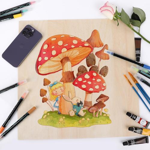 18 Pack 12x24x1/8 Inch Basswood Sheets, Large Size Basswood for Laser Cutting & Engraving, Plywood Wood Board Unfinished Wood Sheets for Crafts, DIY Architectural Models, Wood Burning and Painting.