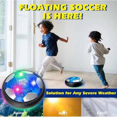 Foneso 2 in 1 Hover Soccer Ball Set for 3 4 5 6  Year Old Boy Birthday Gift