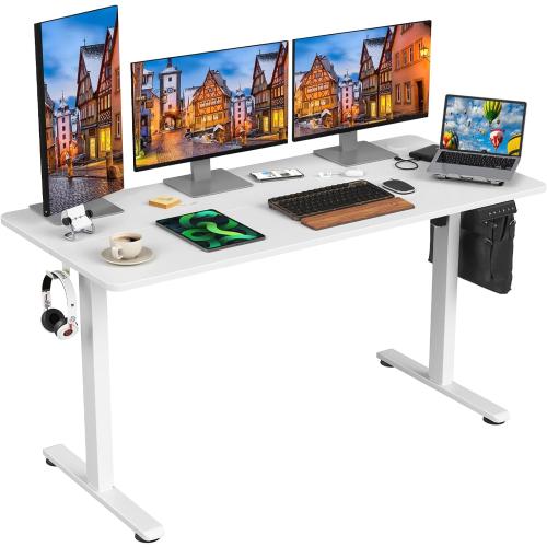 Electric sit  Stand desk Adjustable Height Sit Stand Home Office Desk