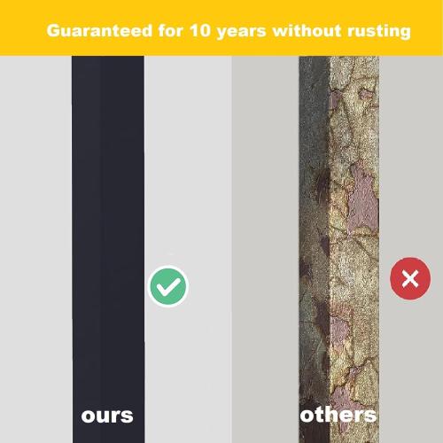 Hand Rails for Outdoor Steps,2 Step Stair Handrail & Indoor Stair Railing Kit，Metty Metal Railings for Outdoor Steps and Hand Rails for Seniors for Porch Railing