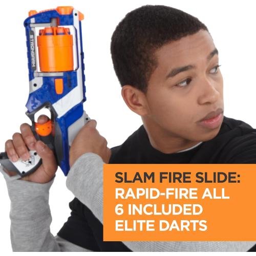 NERF N Strike Elite Strongarm Toy Blaster with Rotating Barrel (Amazon Exclusive)