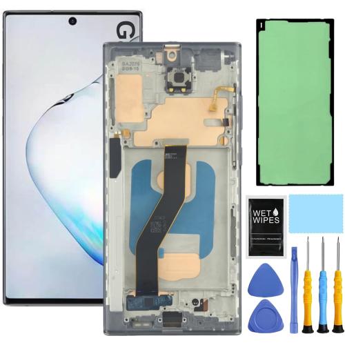 for Samsung Galaxy Note 10 Screen Replacement with Frame for Samsung Note 10 Screen Replacement for Samsung Note 10 LCD Display digitizer N970u N970a N970w N9700 Touch Screen with Tools