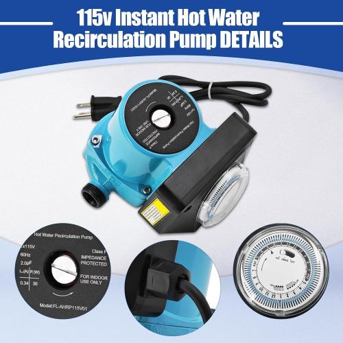 FL-AHRP115V01 115V 60HZ Instant Hot Water Recirculation Pump