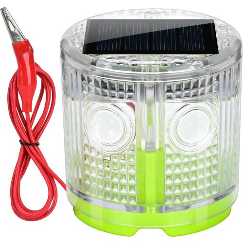 Electric Fence Indicator Light, Briidea Solar Fence Alarm with Light Transmission to 1/2 Mile, Ensure The Normal Operation of The Electronic Fence to Prevent The Invasion of Wild Animals