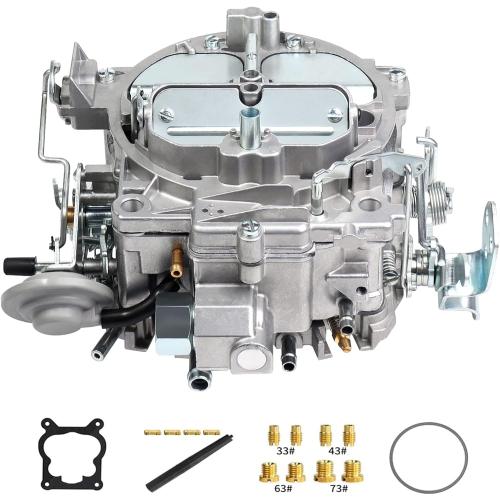 Rochester Quadrajet 4 Barrel Carburetor for 1901R GMC Chevy Carb 1966-1973 350 327 427 Big Small Block V8 Engines, 1901-GG 4BBL Carb 4MV Manual Divorced Choke