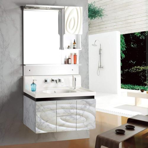 practicalWs Marble Wallpaper Granite White and Grey Paper Roll 23.6 x 118 Kitchen Countertop Cabinet Furniture is Renovated Thick PVC Easy to Remove Without Leaving Glue Upgrade