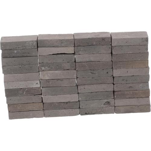 Kisangel 40pcs Miniature Brick Landscape Decor for Aquatic Turtle Tanks DIY Mini Wall Bricks for Miniature Dollhouse Scene Building for Garden Landscaping