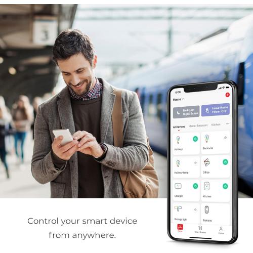 GLOBE Electric 35847 Wi-Fi Smart 7W (60W Equivalent) Spiral Filament Multicolor Changing RGB Tunable White Clear LED Light Bulb, No Hub Required, Voice Activated, 2000K - 5000K, ST19 Shape, E26 Base