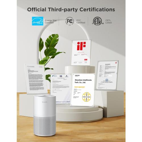 GoveeLife Air Purifiers for Home, Smart Air Purifier for Large Rooms with App & Alexa Control, Detachable Pre-filter, Covers up to 1162ft², Sleep Mode for Pet Hair, Pollen, Dust and Smoke