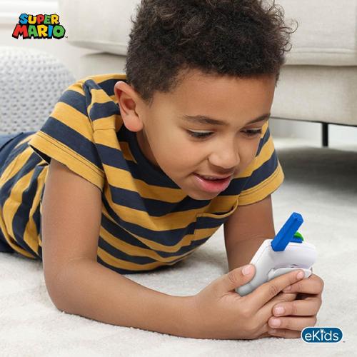 Super Mario Bros Walkie Talkies Kids Toys, Two Way Static Free 2 Way Radios for Indoor or Outdoor Games, Great for Kids
