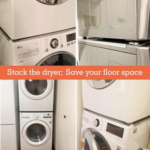 Mekar 29 Inch Laundry Stacking Kit Chrome Steel for KSTK1 Suitable for LG 29-inch Washer and Dryer (29 Inch)