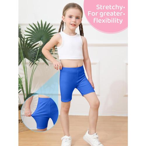 Resinta 8 Pack Baby Toddler Girls Cotton Bike Shorts Kids Safety Under Dress Dance Shorts
